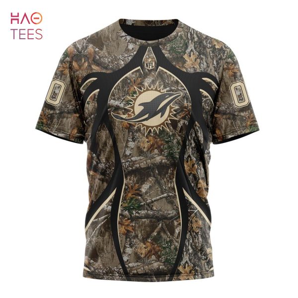 BEST NFL Miami Dolphins, Speicla Camo Realtree Hunting 3D Hoodie