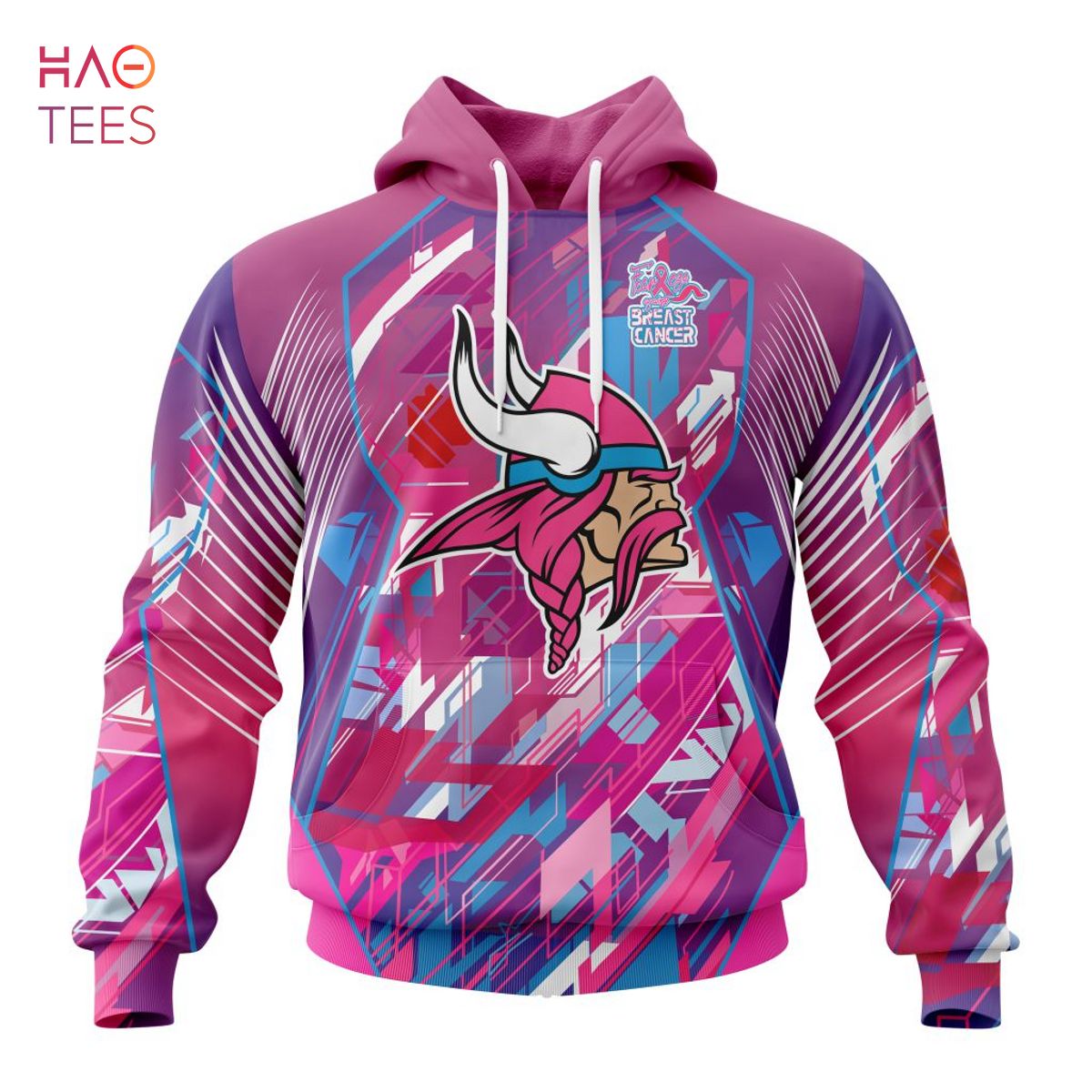 NFL Minnesota Vikings Special Pink Fight Breast Cancer Hoodie