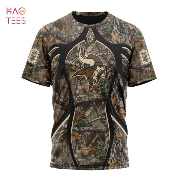 BEST NFL Minnesota Vikings, Speicla Camo Realtree Hunting 3D Hoodie