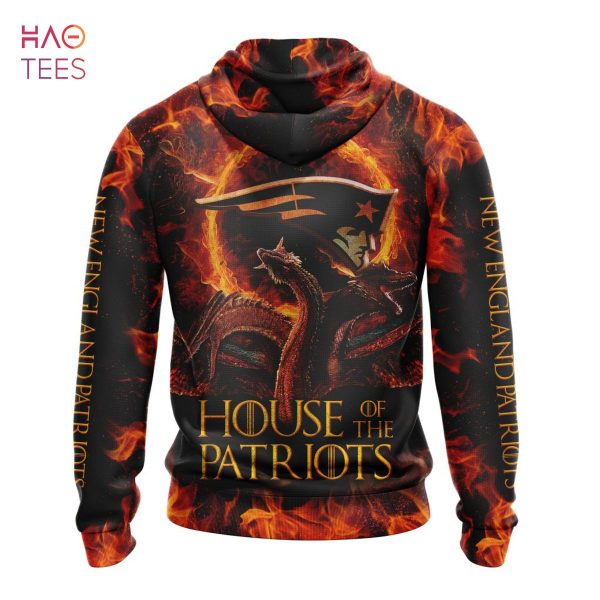 BEST NFL New England Patriots GAME OF THRONES – HOUSE OF THE PATRIOTS 3D Hoodie