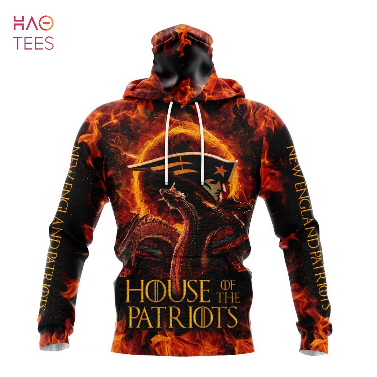 BEST NFL New England Patriots GAME OF THRONES - HOUSE OF THE PATRIOTS 3D Hoodie