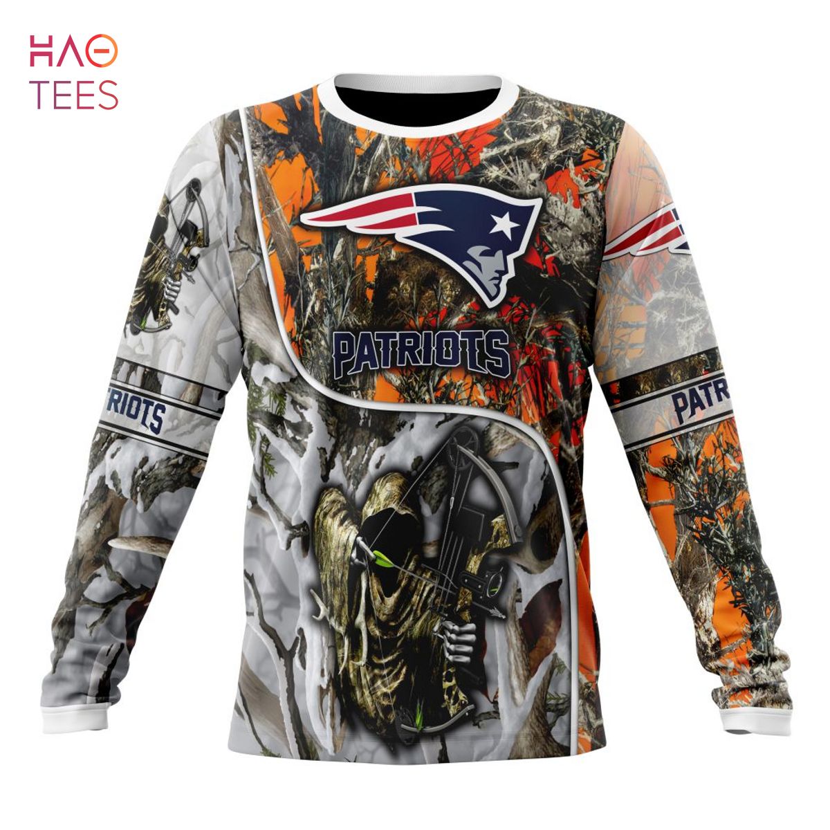BEST NFL New England Patriots Special Fall And Winter Bow Hunting 3D Hoodie