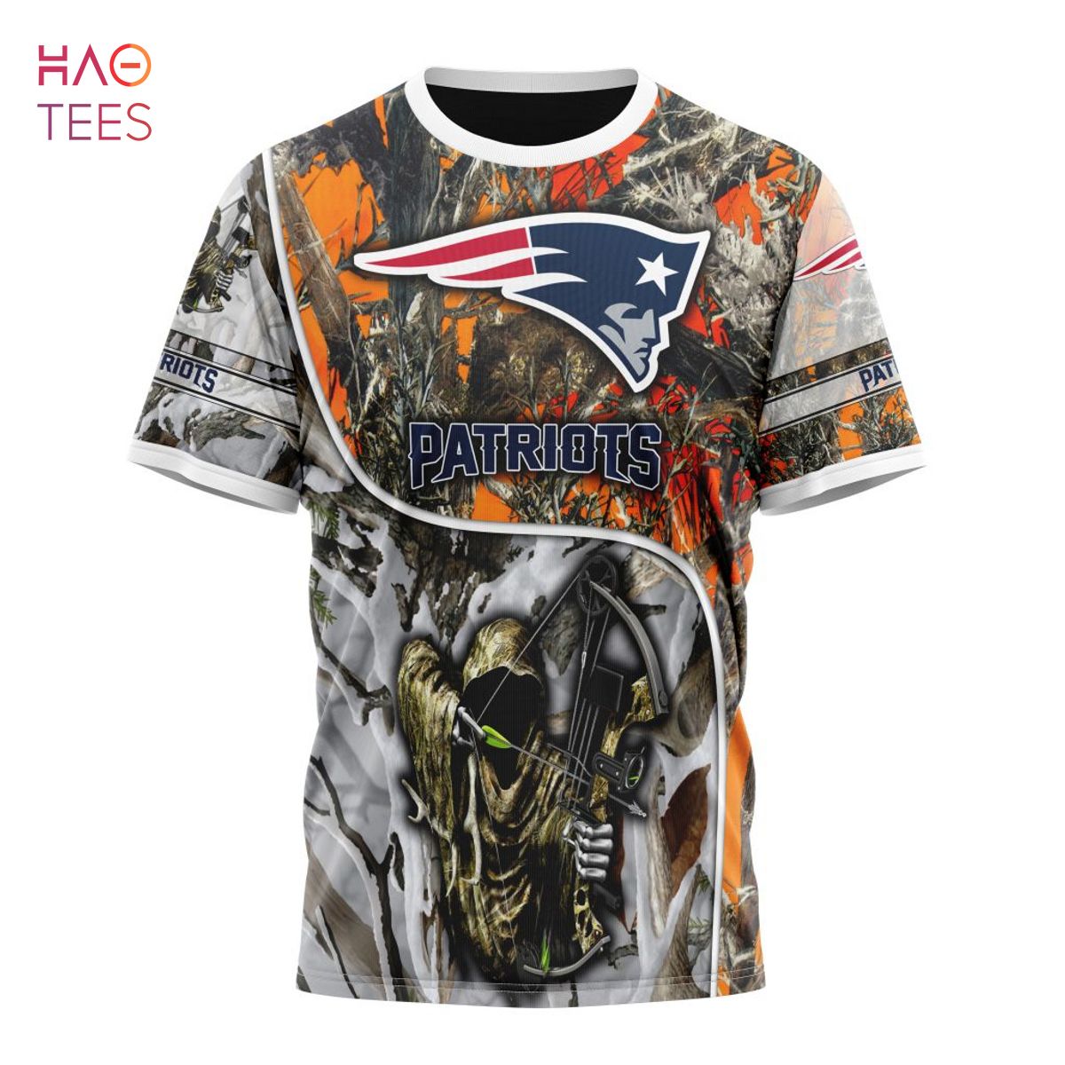 BEST NFL New England Patriots Special Fall And Winter Bow Hunting 3D Hoodie