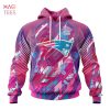 BEST NFL New England Patriots, Specialized Design I Pink I Can! IN OCTOBER WE WEAR PINK BREAST CANCER 3D Hoodie