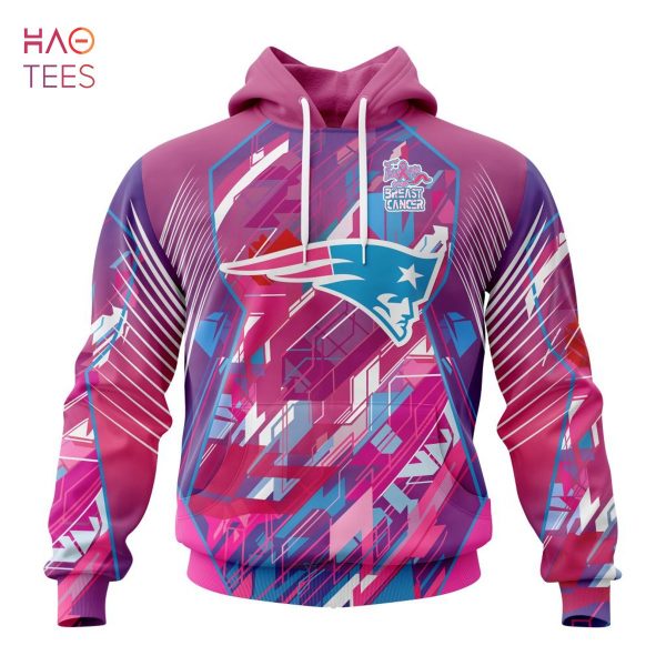 BEST NFL New England Patriots, Specialized Design I Pink I Can! Fearless Again Breast Cancer 3D Hoodie