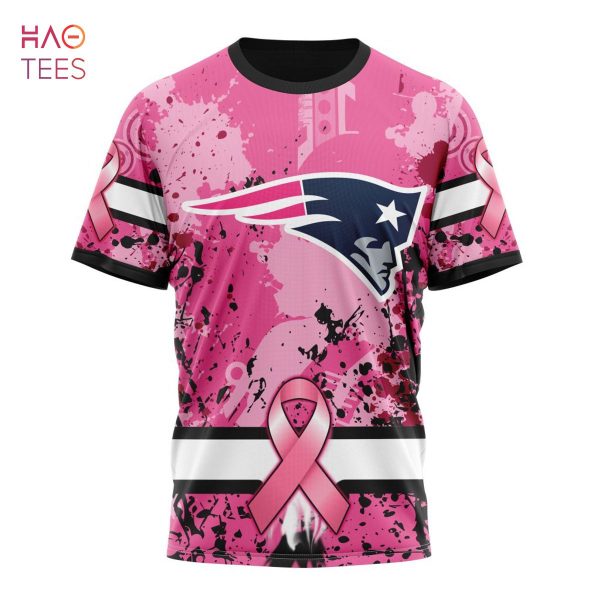 BEST NFL New England Patriots, Specialized Design I Pink I Can! IN OCTOBER WE WEAR PINK BREAST CANCER 3D Hoodie