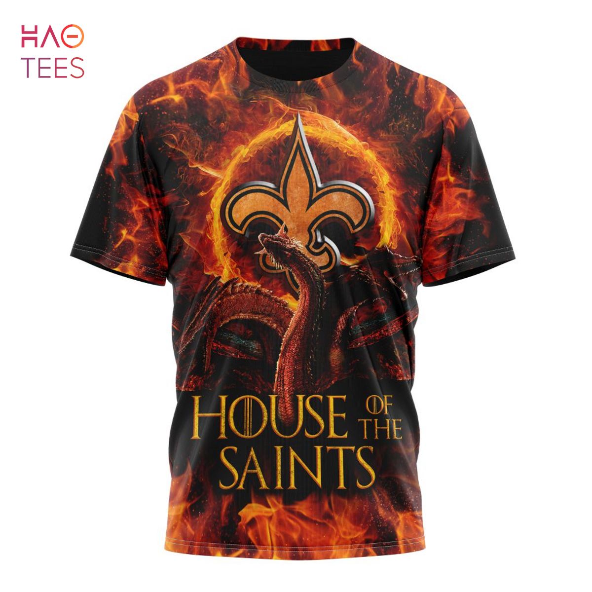 BEST NFL New Orleans Saints GAME OF THRONES - HOUSE OF THE SAINTS 3D Hoodie