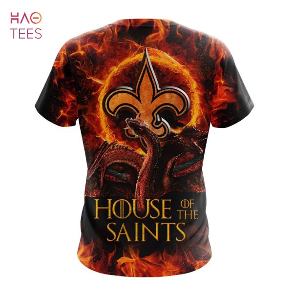 BEST NFL New Orleans Saints GAME OF THRONES – HOUSE OF THE SAINTS 3D Hoodie