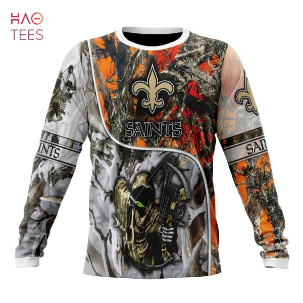 BEST NFL New Orleans Saints Special Fall And Winter Bow Hunting 3D Hoodie