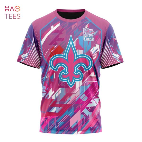 BEST NFL New Orleans Saints, Specialized Design I Pink I Can! Fearless Again Breast Cancer 3D Hoodie