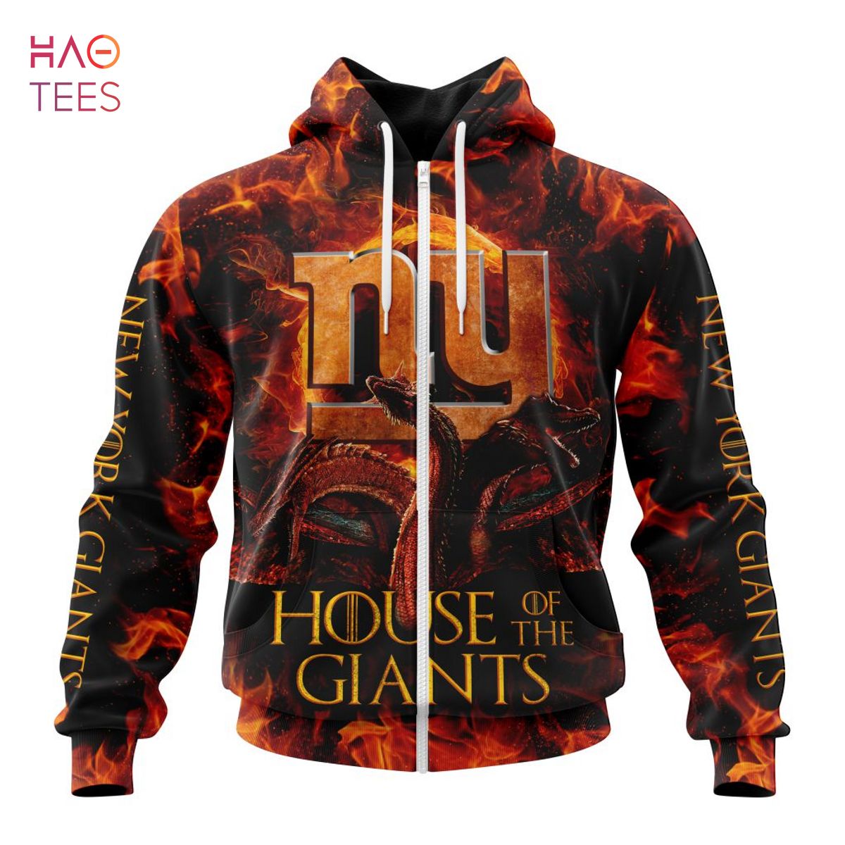 BEST NFL New York Giants GAME OF THRONES - HOUSE OF THE GIANTS 3D Hoodie