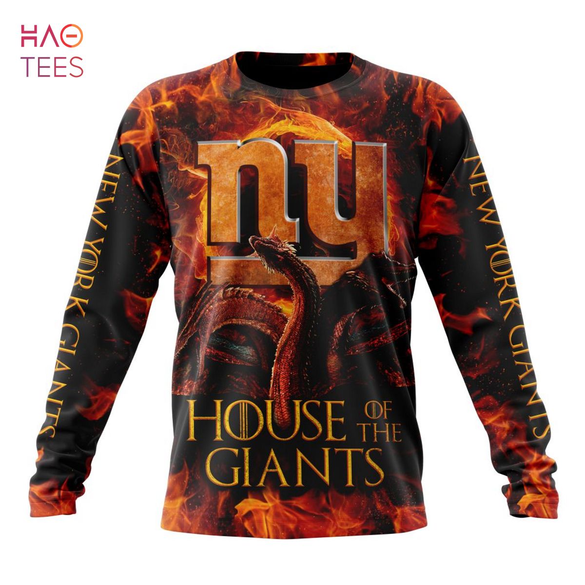 BEST NFL New York Giants GAME OF THRONES - HOUSE OF THE GIANTS 3D Hoodie