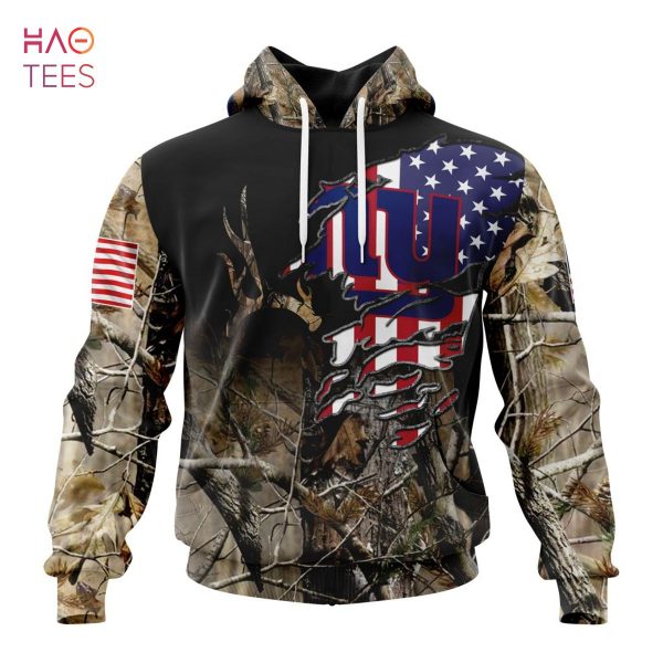 BEST NFL New York Giants Special Camo Realtree Hunting 3D Hoodie
