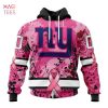 BEST NFL New York Giants, Specialized Design I Pink I Can! Fearless Again Breast Cancer 3D Hoodie