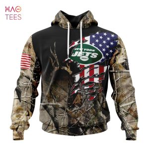 BEST NFL New York Jets Special Camo Realtree Hunting 3D Hoodie