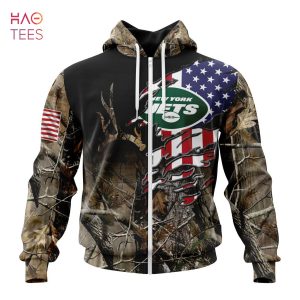 BEST NFL New York Jets Special Camo Realtree Hunting 3D Hoodie