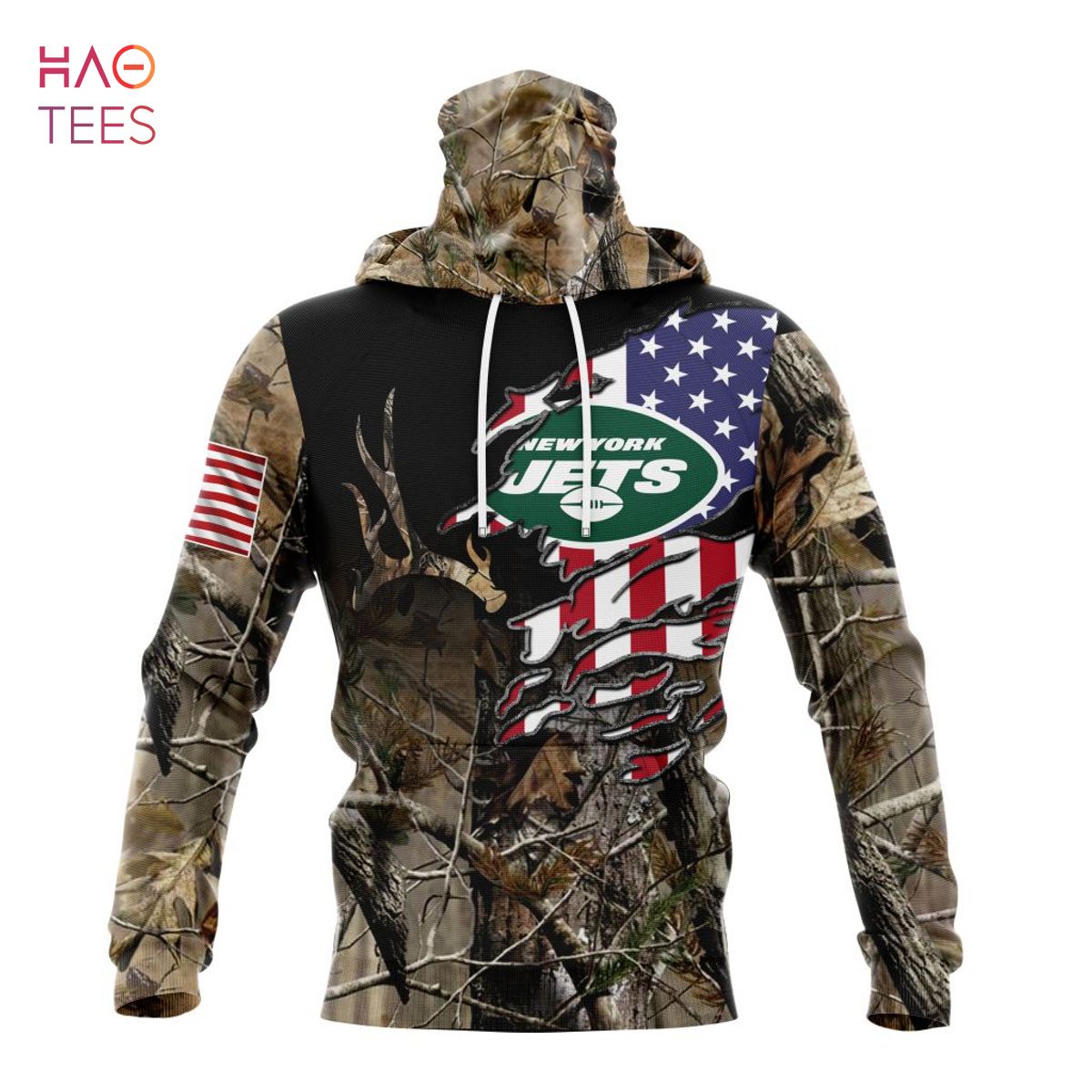 BEST NFL New York Jets Special Camo Realtree Hunting 3D Hoodie