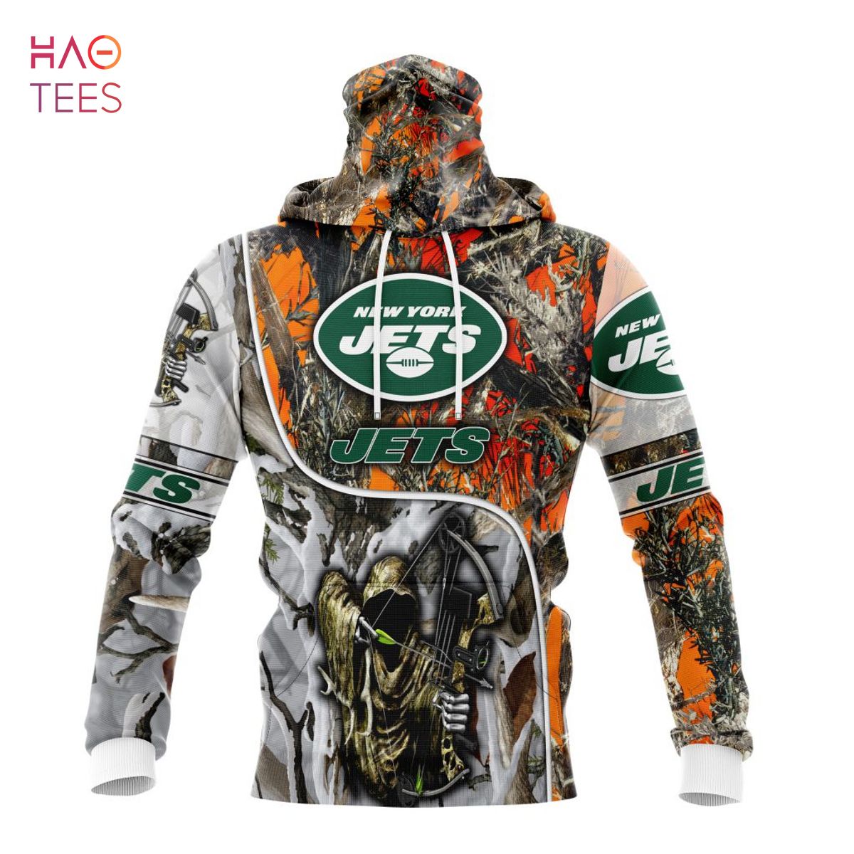 BEST NFL New York Jets Special Fall And Winter Bow Hunting 3D Hoodie BEST NFL New York Jets Special Fall And Winter Bow Hunting 3D Hoodie