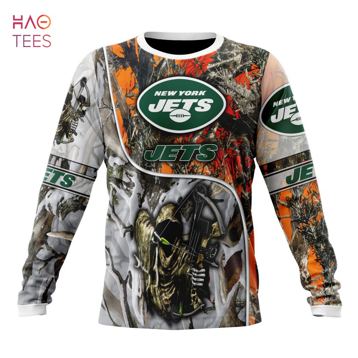 BEST NFL New York Jets Special Fall And Winter Bow Hunting 3D Hoodie BEST NFL New York Jets Special Fall And Winter Bow Hunting 3D Hoodie
