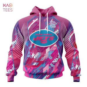 BEST NFL New York Jets, Specialized Design I Pink I Can! Fearless Again Breast Cancer 3D Hoodie