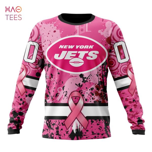 BEST NFL New York Jets, Specialized Design I Pink I Can! IN OCTOBER WE WEAR PINK BREAST CANCER 3D Hoodie