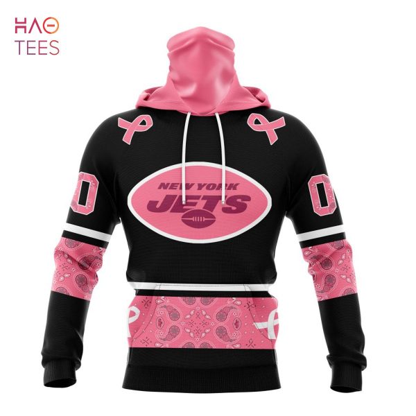 BEST NFL New York Jets, Specialized Design In Classic Style With Paisley! IN OCTOBER WE WEAR PINK BREAST CANCER 3D Hoodie