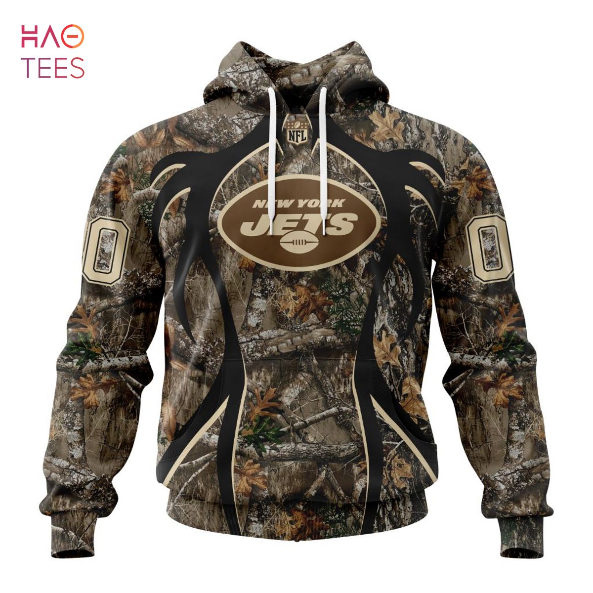 BEST NFL New York Jets, Speicla Camo Realtree Hunting 3D Hoodie