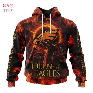 BEST NFL Philadelphia Eagles GAME OF THRONES – HOUSE OF THE EAGLES 3D Hoodie