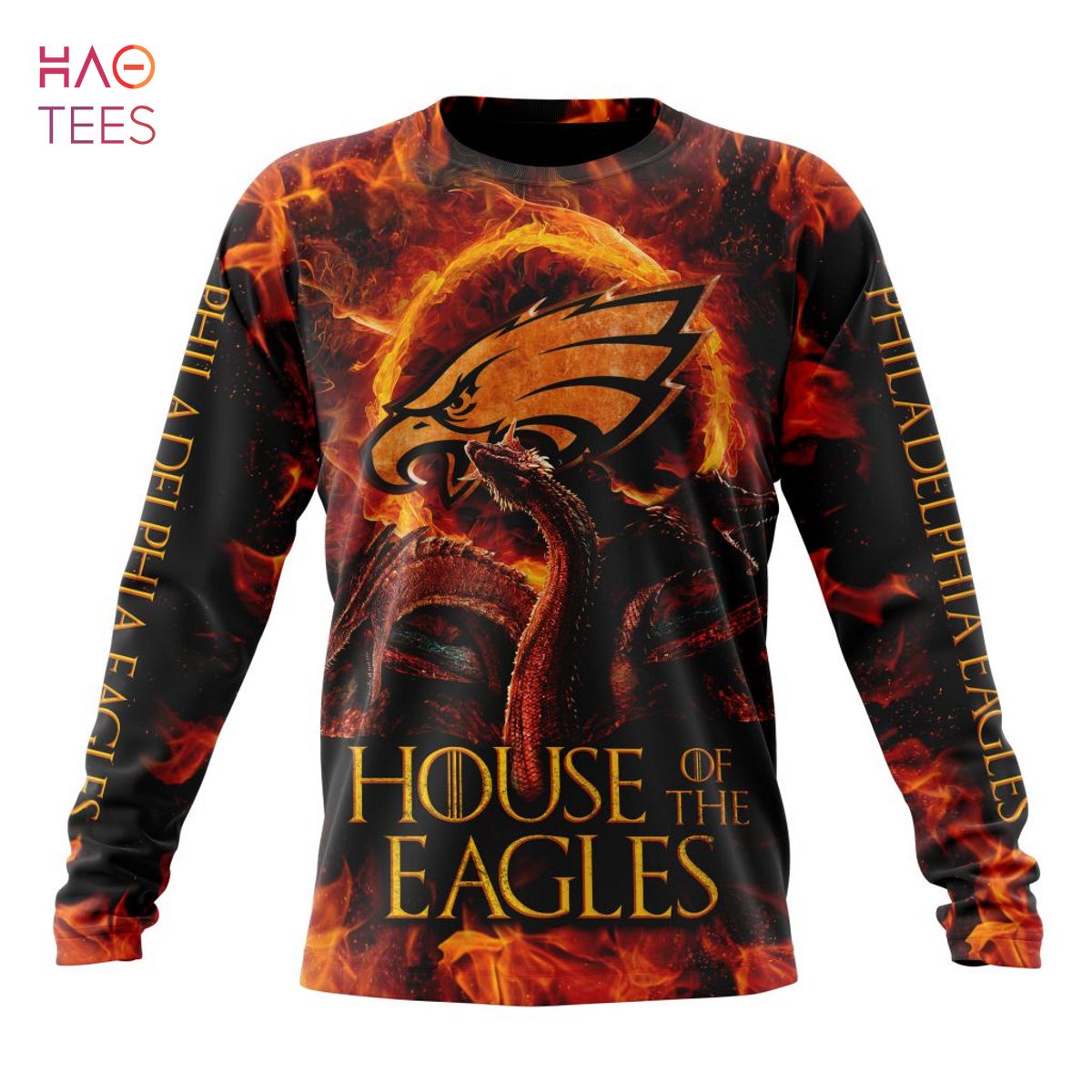 BEST NFL Philadelphia Eagles GAME OF THRONES - HOUSE OF THE EAGLES 3D Hoodie