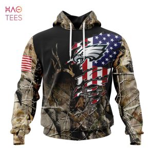 BEST NFL Philadelphia Eagles Special Camo Realtree Hunting 3D Hoodie