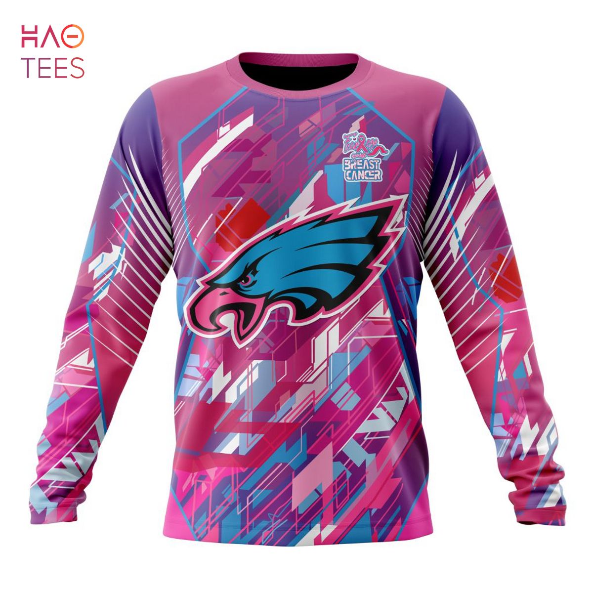 BEST NFL Philadelphia Eagles, Specialized Design I Pink I Can! Fearless Again Breast Cancer 3D Hoodie
