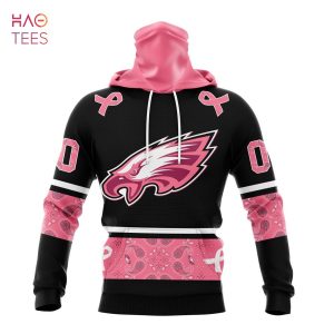 Personalized NFL Philadelphia Eagles 3D Hoodie Special Pink Tie