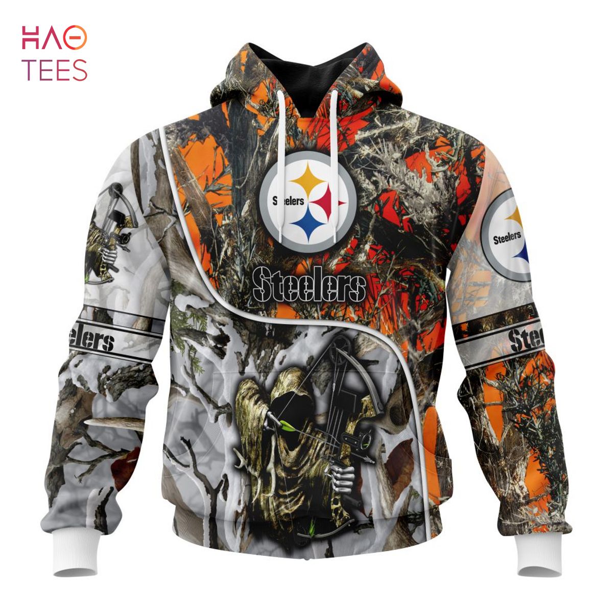 BEST NFL Pittsburgh Steelers Special Fall And Winter Bow Hunting 3D Hoodie