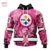 BEST NFL Pittsburgh Steelers, Specialized Design In Classic Style With Paisley! IN OCTOBER WE WEAR PINK BREAST CANCER 3D Hoodie