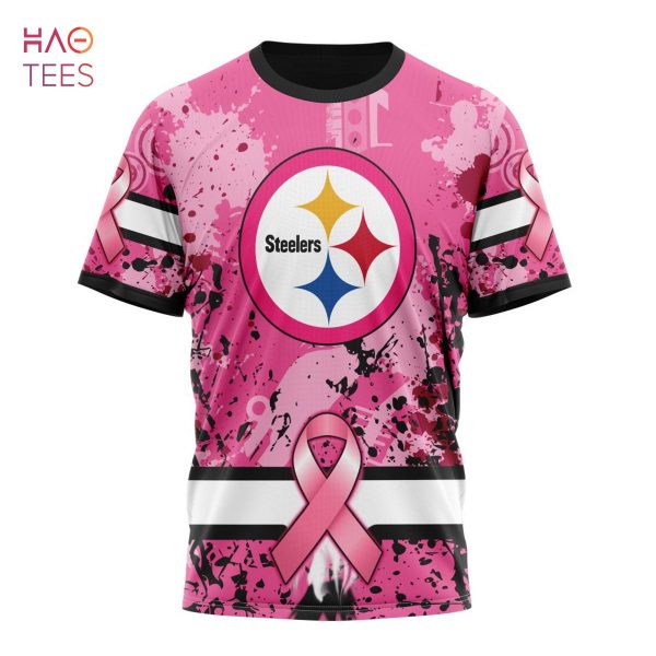BEST NFL Pittsburgh Steelers, Specialized Design I Pink I Can! IN OCTOBER WE WEAR PINK BREAST CANCER 3D Hoodie