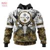 BEST NFL Pittsburgh Steelers, Speicla Camo Realtree Hunting 3D Hoodie
