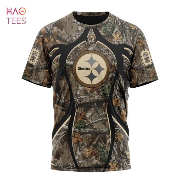BEST NFL Pittsburgh Steelers, Speicla Camo Realtree Hunting 3D Hoodie