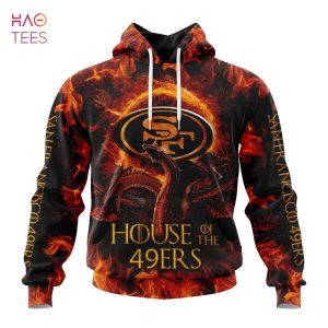 BEST NFL San Francisco 49ers GAME OF THRONES – HOUSE OF THE 49ERS 3D Hoodie