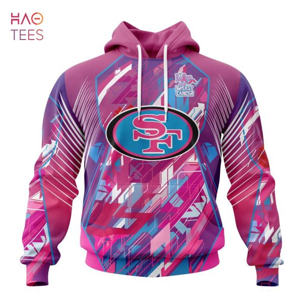 BEST NFL San Francisco 49ers, Specialized Design I Pink I Can! Fearless Again Breast Cancer 3D Hoodie