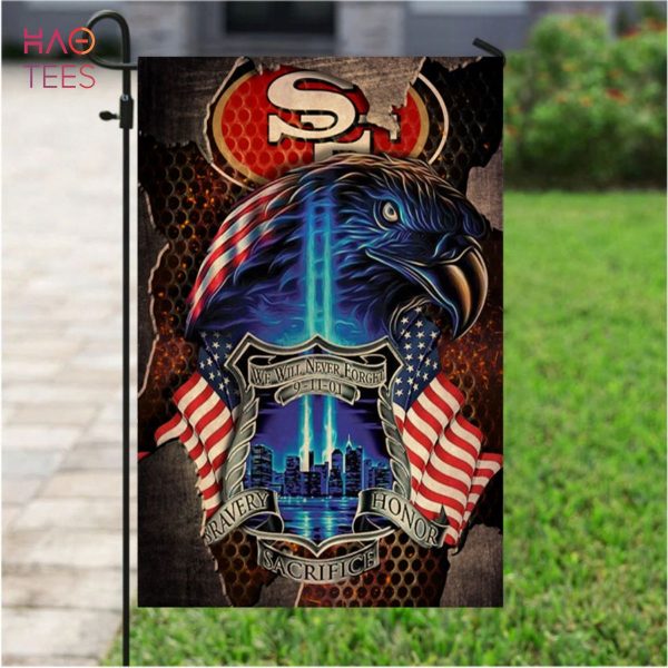 BEST NFL San Francisco 49ers, Specialized Flag For Honor Patriot Day We Will Never Forget 3D Hoodie