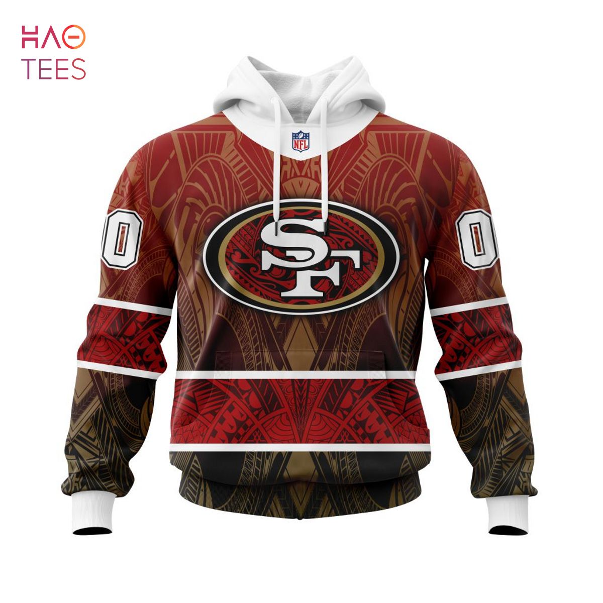 BEST NFL San Francisco 49ers, Specialized Native With Samoa Culture 3D Hoodie