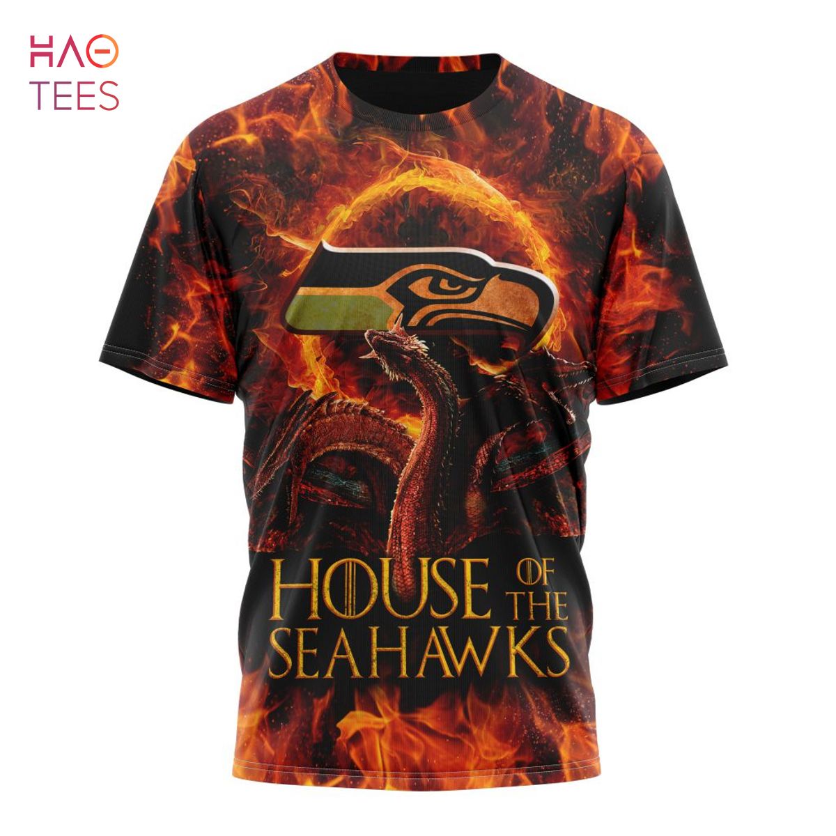 BEST NFL Seattle Seahawks GAME OF THRONES - HOUSE OF THE SEAHAWKS 3D Hoodie