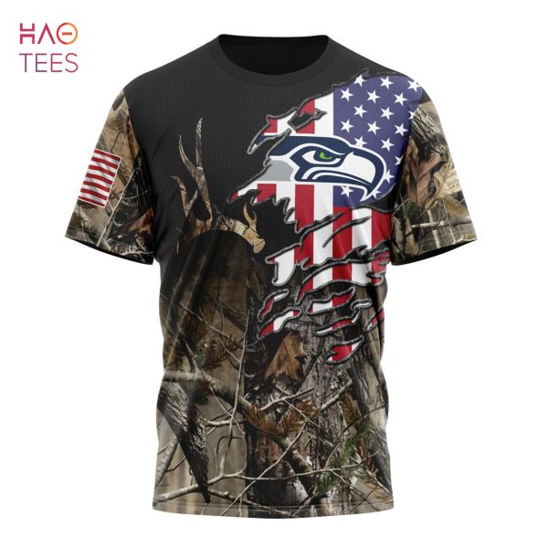 BEST NFL Seattle Seahawks Special Camo Realtree Hunting 3D Hoodie