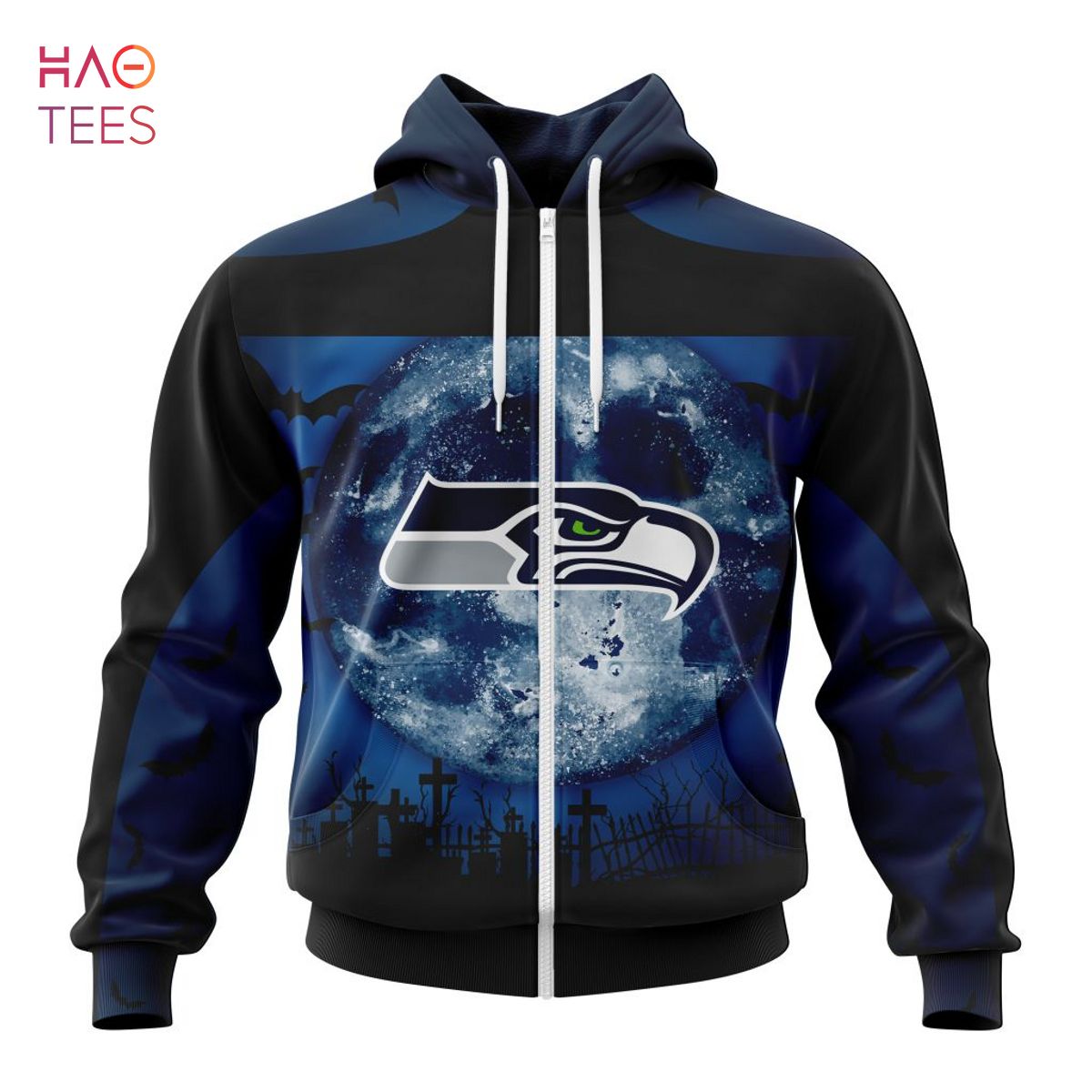 BEST NFL Seattle Seahawks, Specialized Halloween Concepts Kits 3D Hoodie