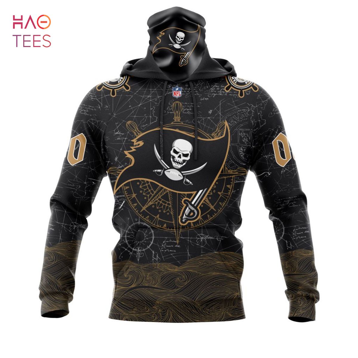 BEST NFL Tampa Bay Buccaneers Gasparilla Pirate Fest, Personalized Name & Number 3D Hoodie