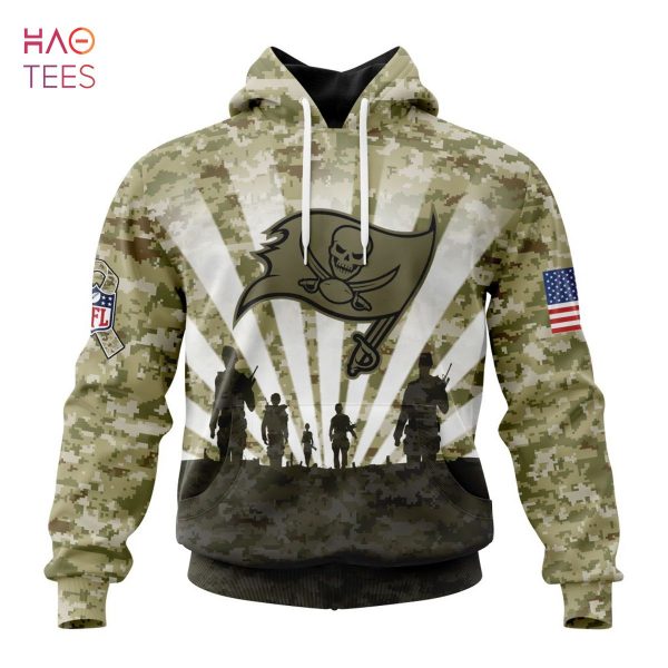 BEST NFL Tampa Bay Buccaneers Salute To Service – Honor Veterans And Their Families 3D Hoodie