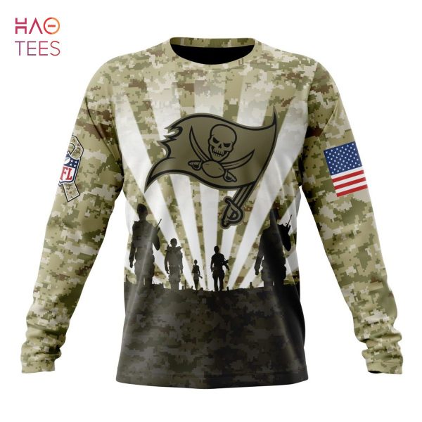 BEST NFL Tampa Bay Buccaneers Salute To Service – Honor Veterans And Their Families 3D Hoodie