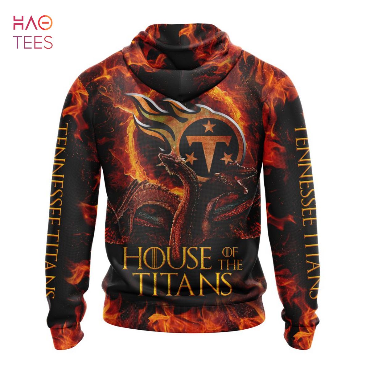 BEST NFL Tennessee Titans GAME OF THRONES - HOUSE OF THE TITANS 3D Hoodie