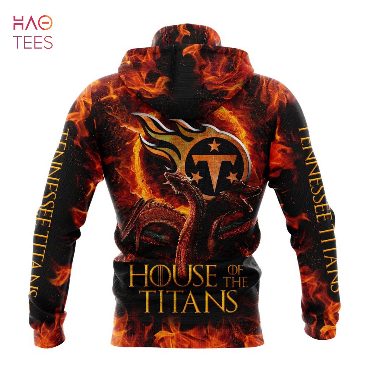 BEST NFL Tennessee Titans GAME OF THRONES - HOUSE OF THE TITANS 3D Hoodie