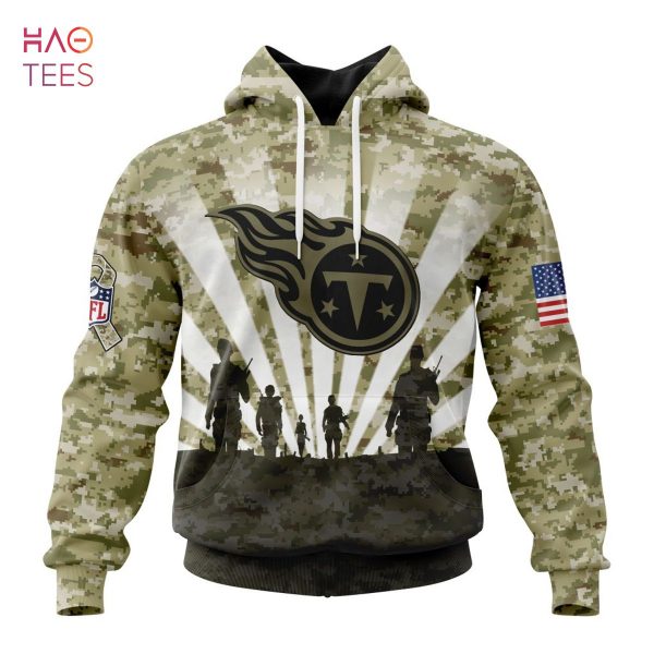 BEST NFL Tennessee Titans Salute To Service – Honor Veterans And Their Families 3D Hoodie